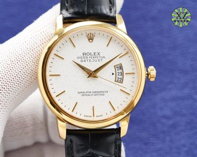 Rolex Datejust 8215 Movement 40mm Black/White Face 316L Steel Watch